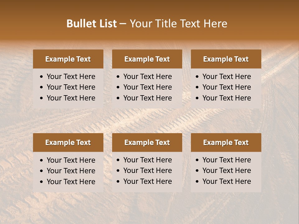 Travel Track Texture PowerPoint Template