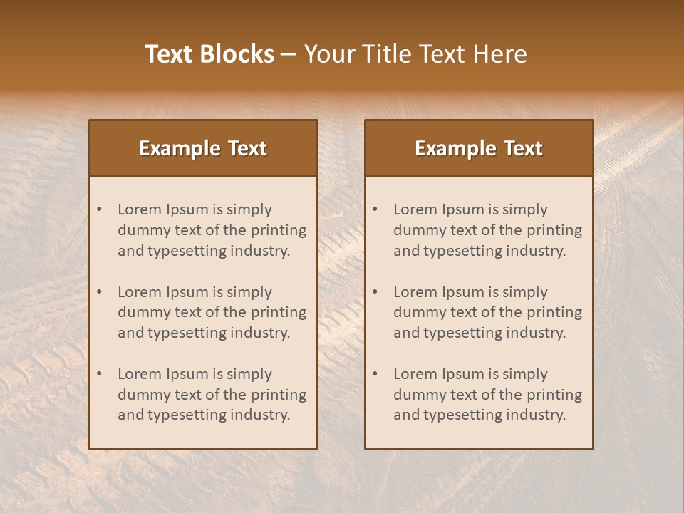 Travel Track Texture PowerPoint Template