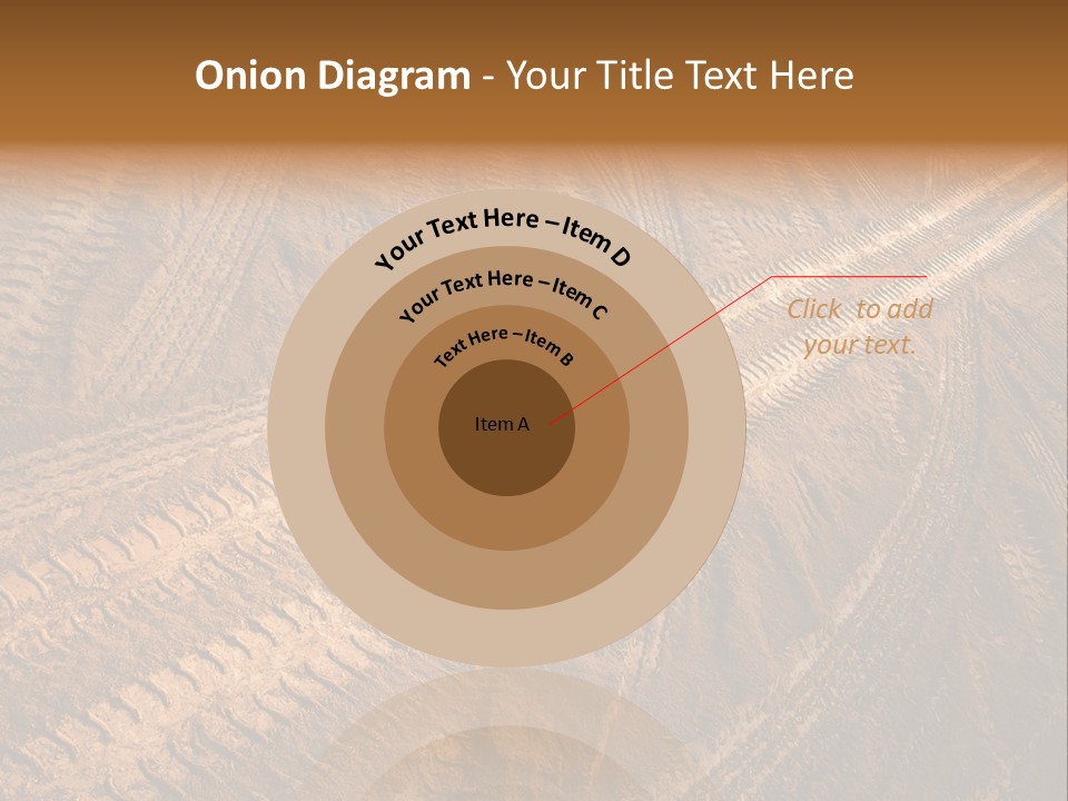Travel Track Texture PowerPoint Template