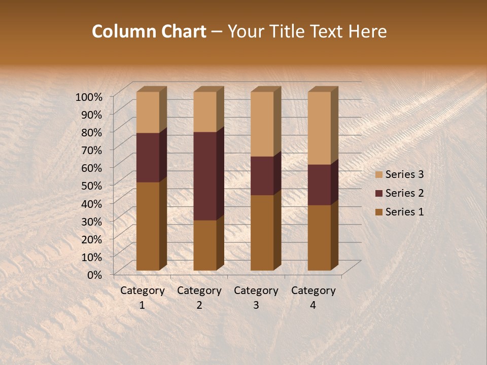 Travel Track Texture PowerPoint Template