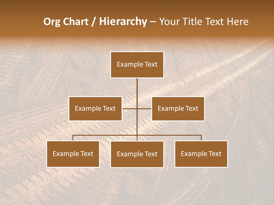 Travel Track Texture PowerPoint Template