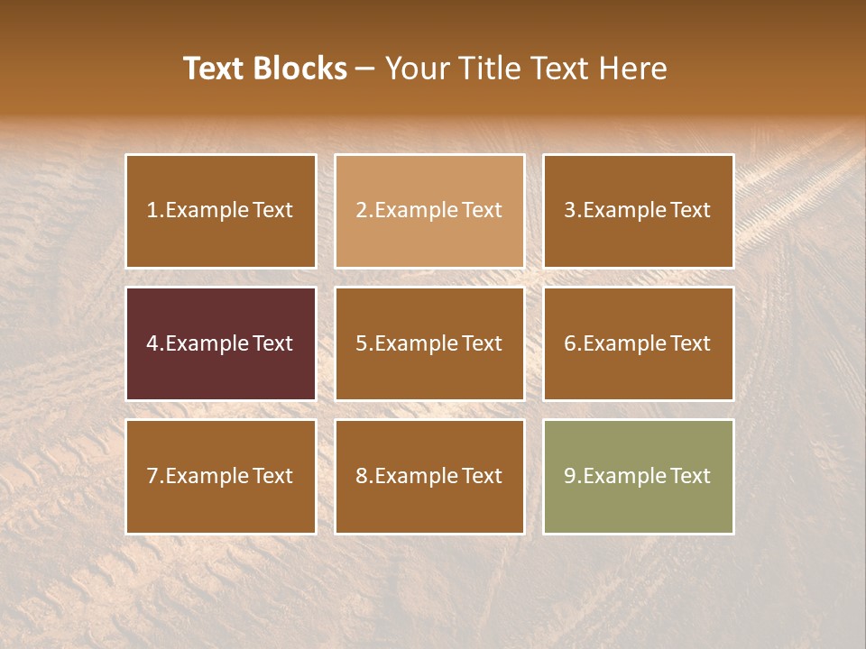 Travel Track Texture PowerPoint Template