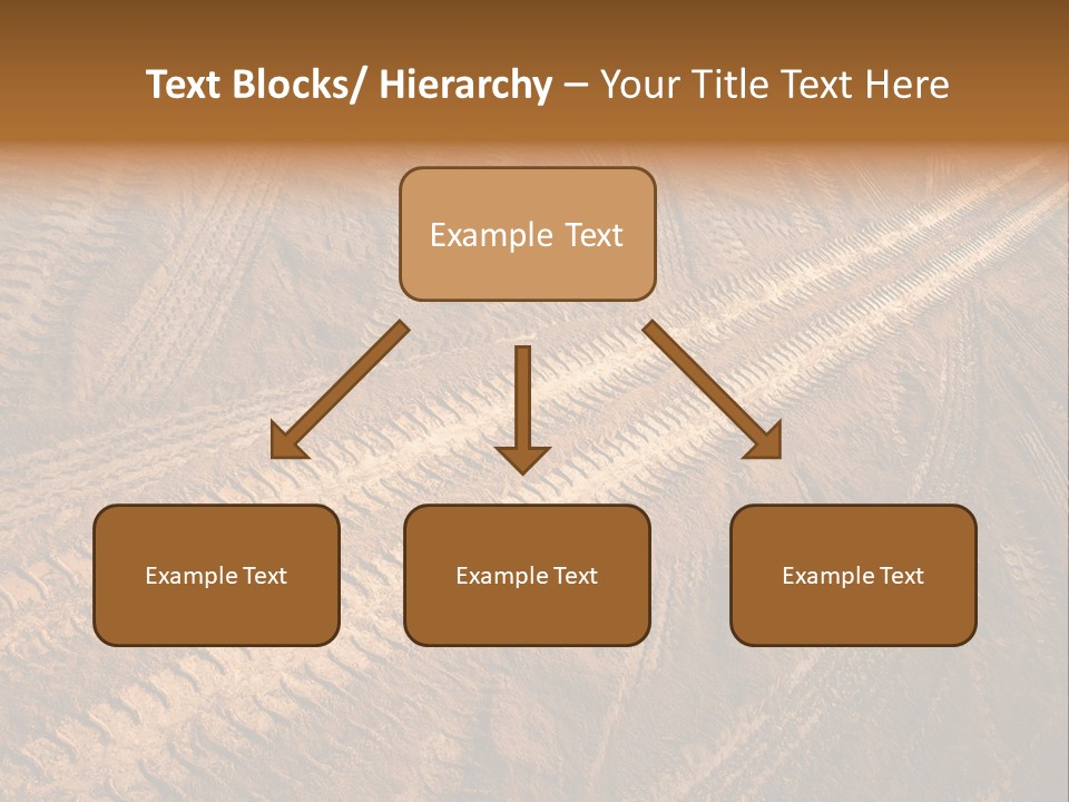Travel Track Texture PowerPoint Template