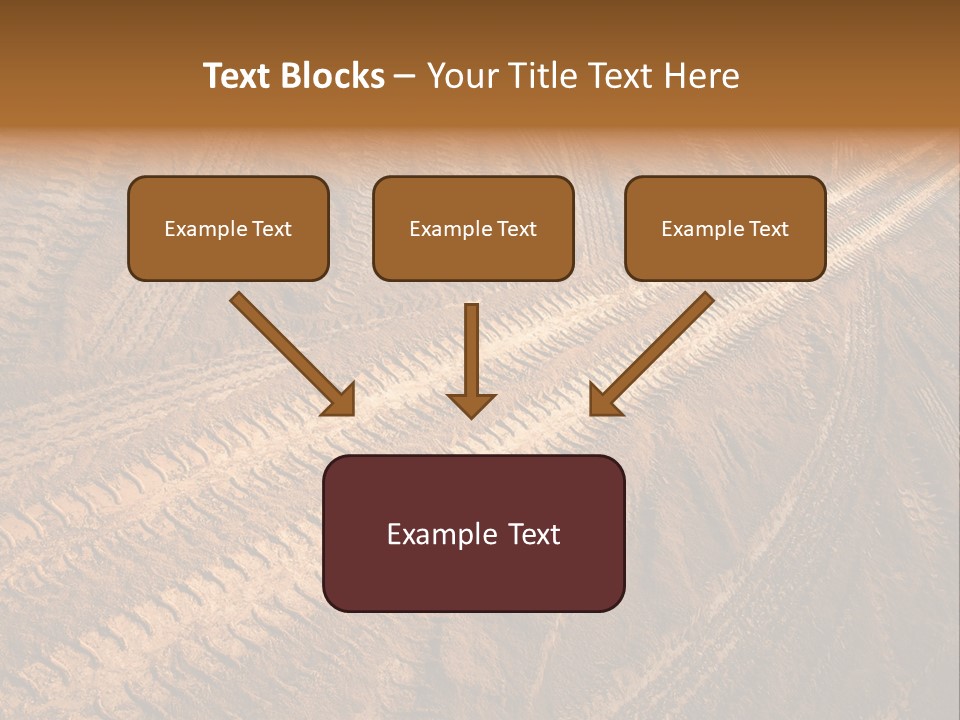 Travel Track Texture PowerPoint Template