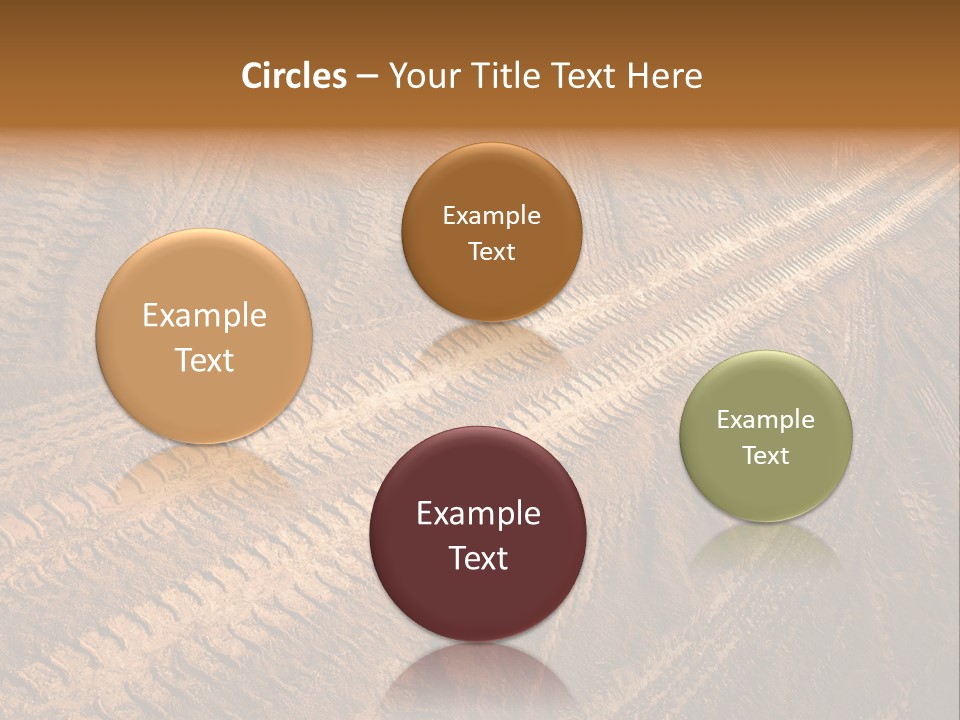 Travel Track Texture PowerPoint Template