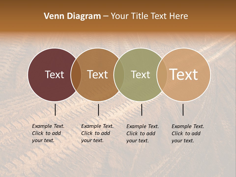 Travel Track Texture PowerPoint Template