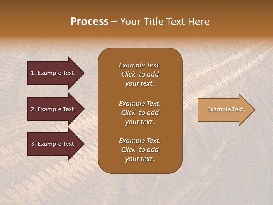 Travel Track Texture PowerPoint Template