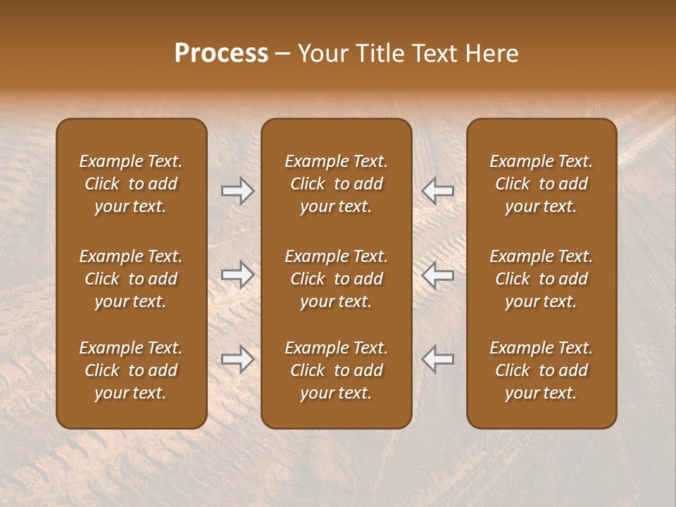 Travel Track Texture PowerPoint Template