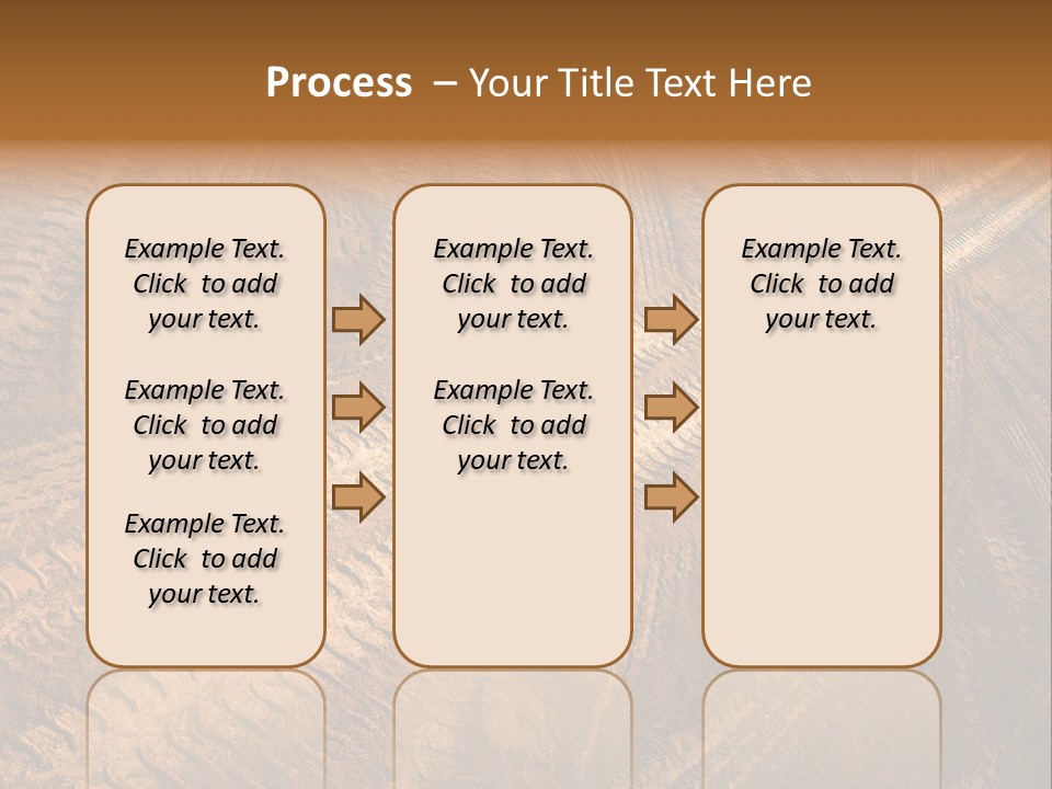 Travel Track Texture PowerPoint Template