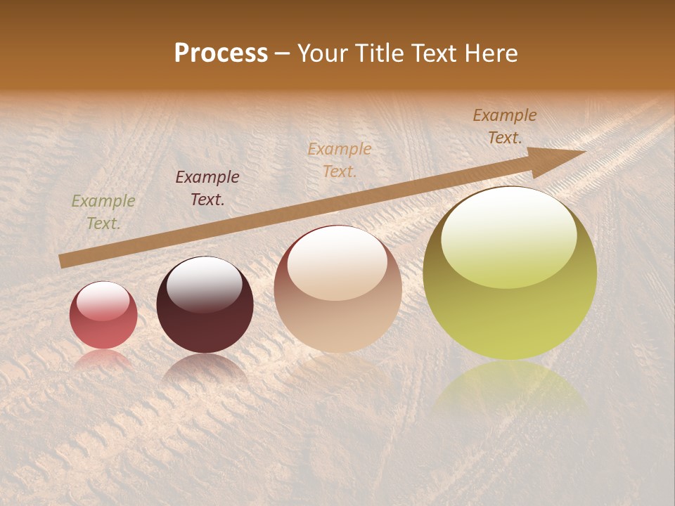 Travel Track Texture PowerPoint Template