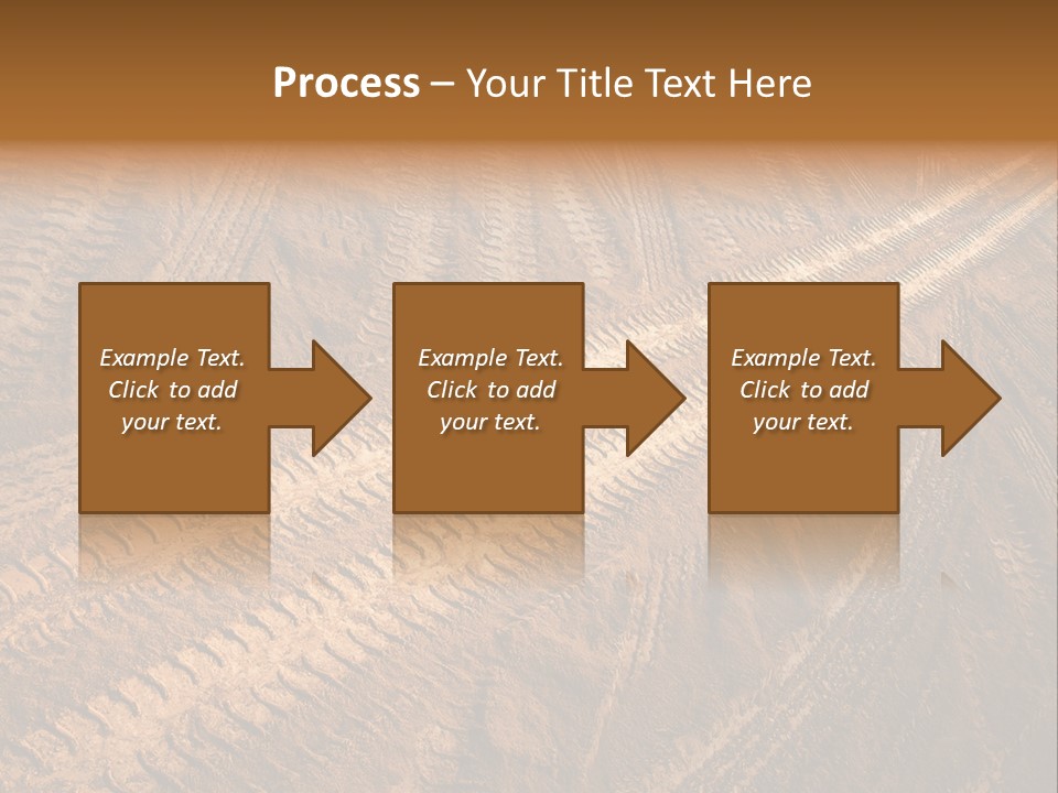 Travel Track Texture PowerPoint Template