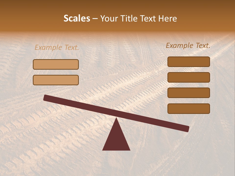 Travel Track Texture PowerPoint Template