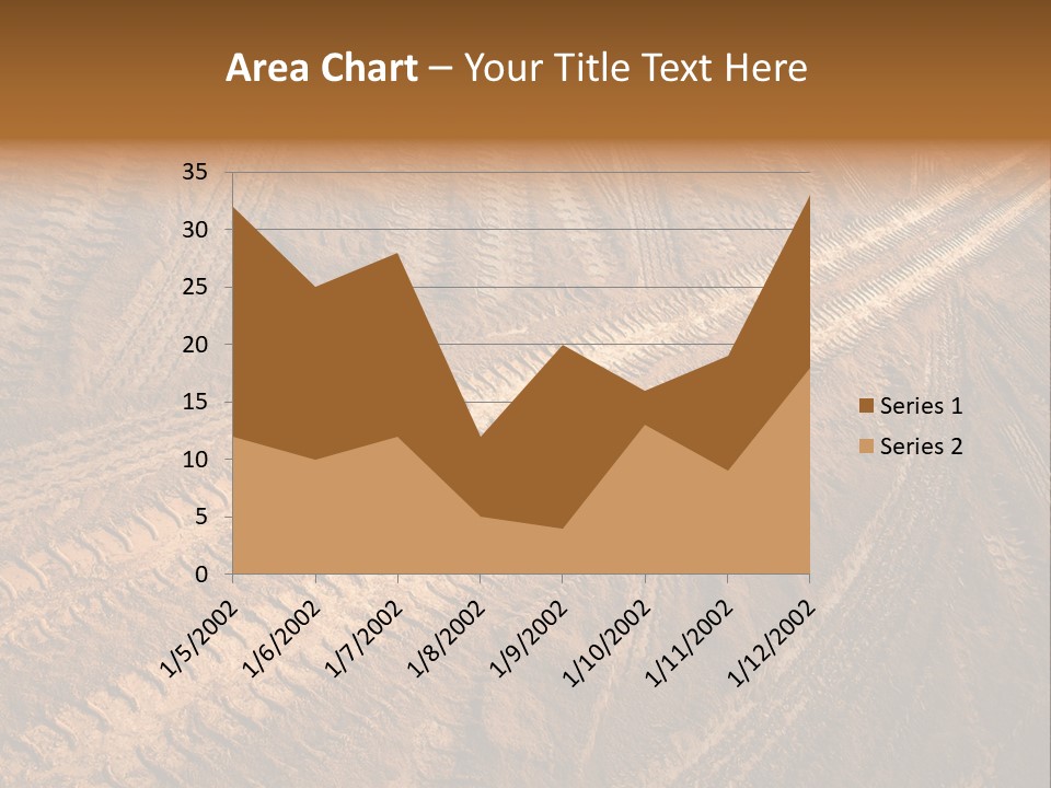 Travel Track Texture PowerPoint Template