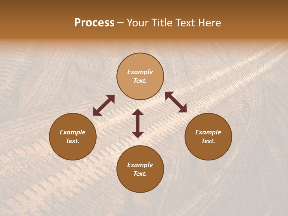 Travel Track Texture PowerPoint Template