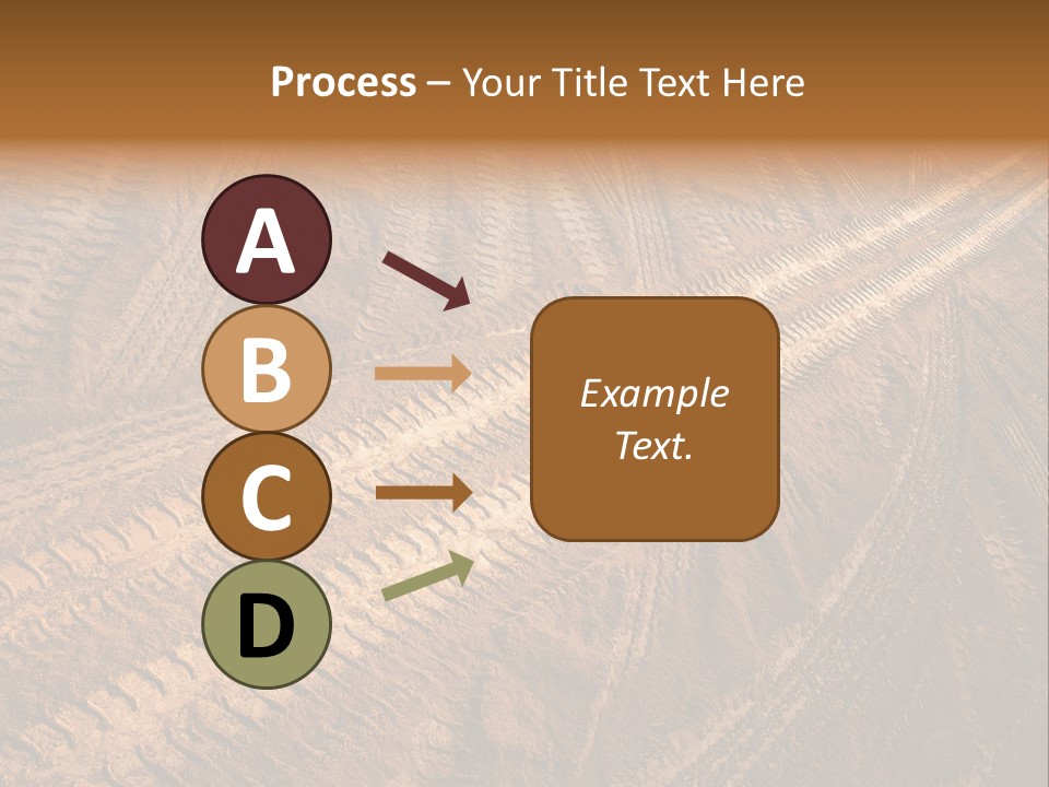 Travel Track Texture PowerPoint Template