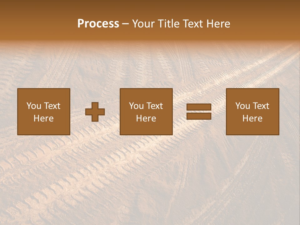Travel Track Texture PowerPoint Template