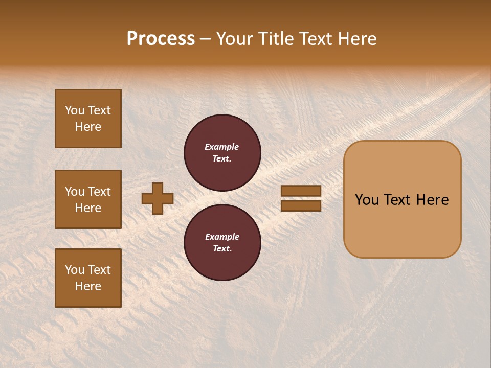 Travel Track Texture PowerPoint Template