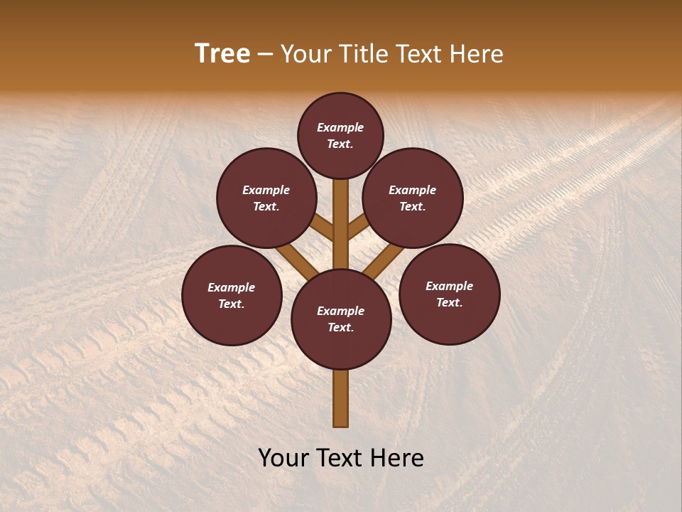 Travel Track Texture PowerPoint Template