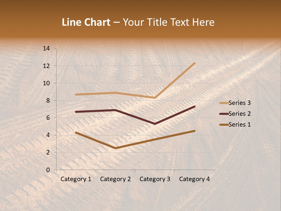Travel Track Texture PowerPoint Template