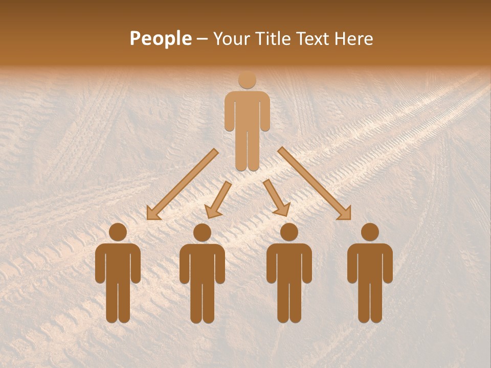 Travel Track Texture PowerPoint Template