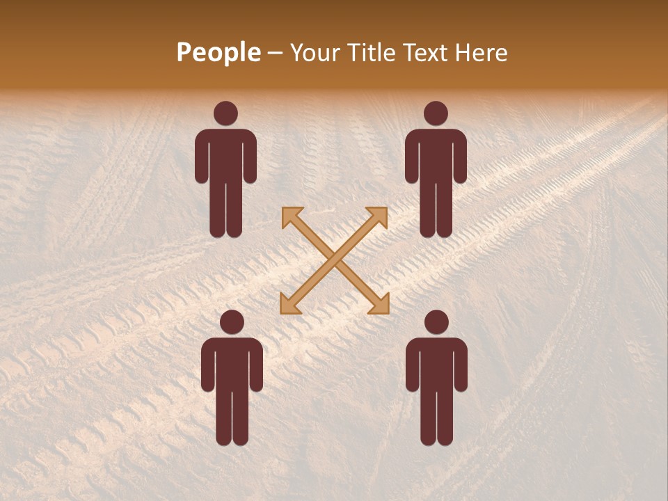 Travel Track Texture PowerPoint Template