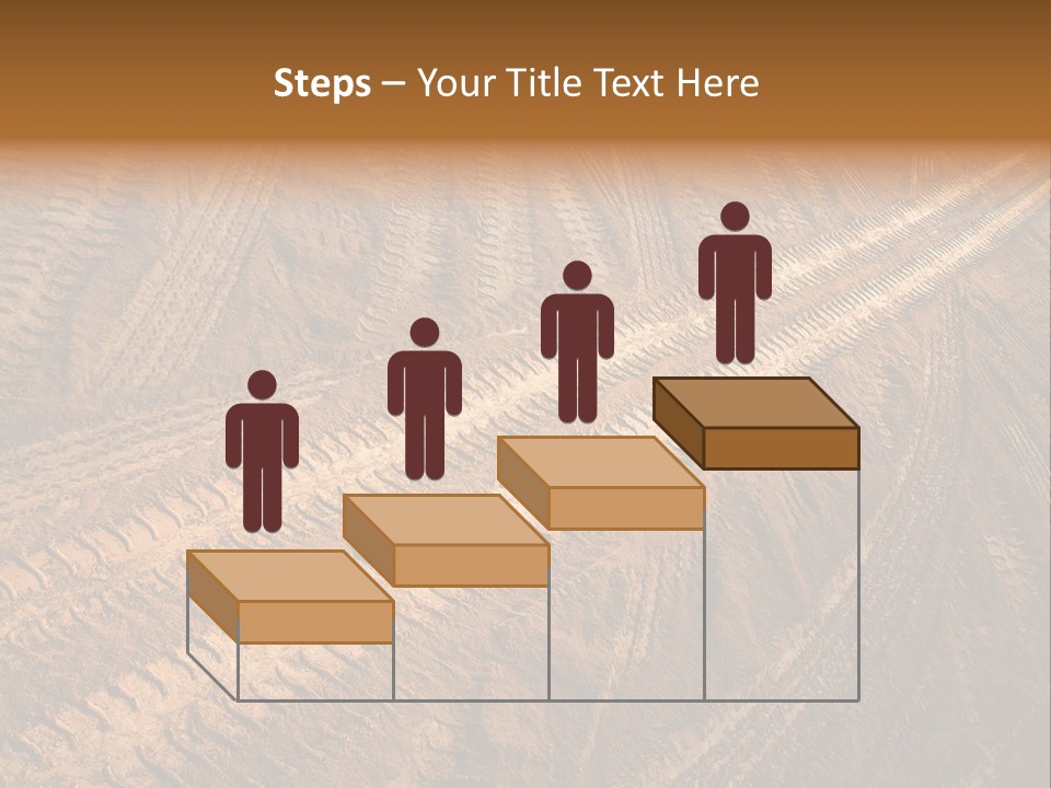 Travel Track Texture PowerPoint Template