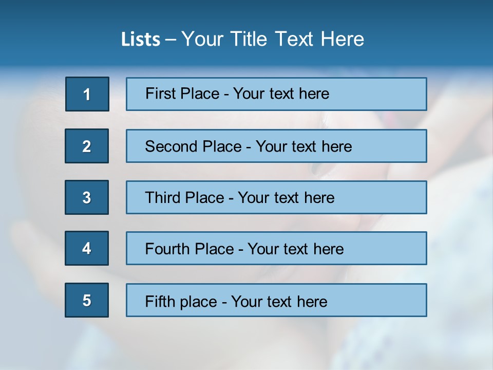 Face Breast Childhood PowerPoint Template