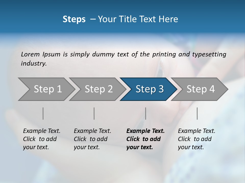 Face Breast Childhood PowerPoint Template