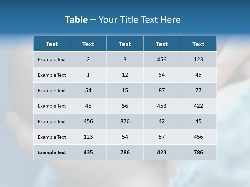 Face Breast Childhood PowerPoint Template