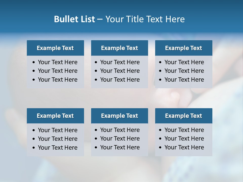 Face Breast Childhood PowerPoint Template