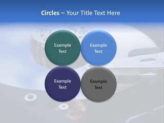 Hard Drive Close Up Technology PowerPoint Template