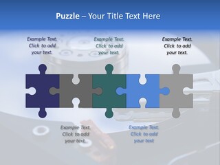 Hard Drive Close Up Technology PowerPoint Template