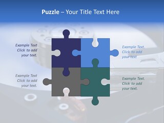 Hard Drive Close Up Technology PowerPoint Template