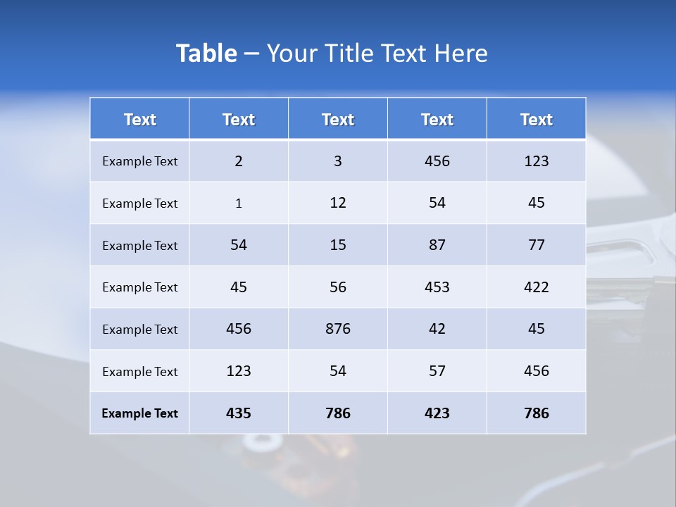 Hard Drive Close Up Technology PowerPoint Template