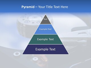 Hard Drive Close Up Technology PowerPoint Template