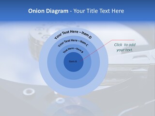 Hard Drive Close Up Technology PowerPoint Template