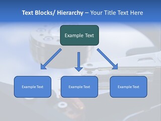 Hard Drive Close Up Technology PowerPoint Template
