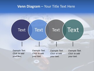 Hard Drive Close Up Technology PowerPoint Template