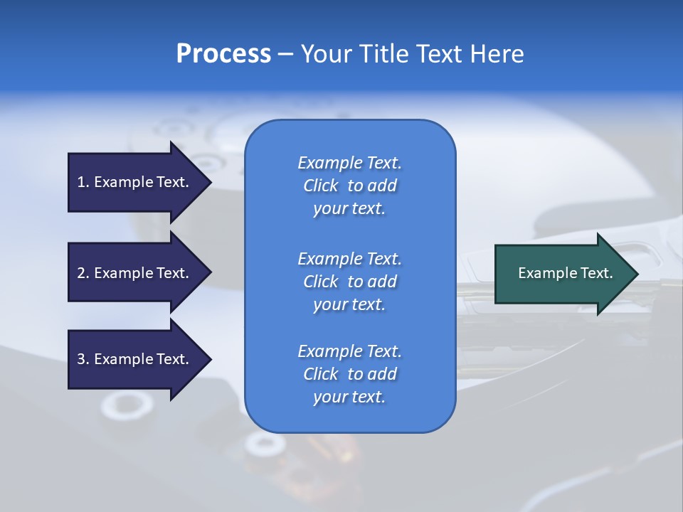 Hard Drive Close Up Technology PowerPoint Template