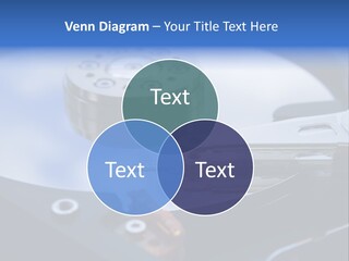 Hard Drive Close Up Technology PowerPoint Template