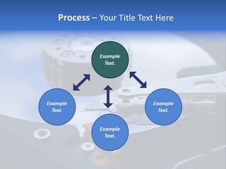 Hard Drive Close Up Technology PowerPoint Template