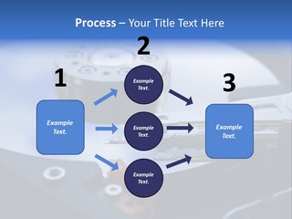 Hard Drive Close Up Technology PowerPoint Template