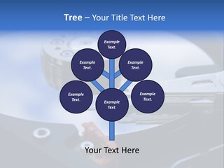 Hard Drive Close Up Technology PowerPoint Template
