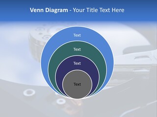 Hard Drive Close Up Technology PowerPoint Template
