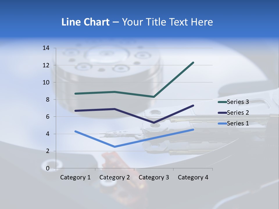 Hard Drive Close Up Technology PowerPoint Template