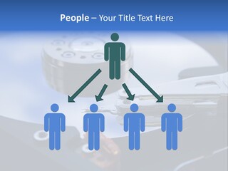 Hard Drive Close Up Technology PowerPoint Template