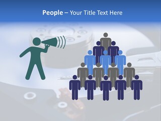 Hard Drive Close Up Technology PowerPoint Template