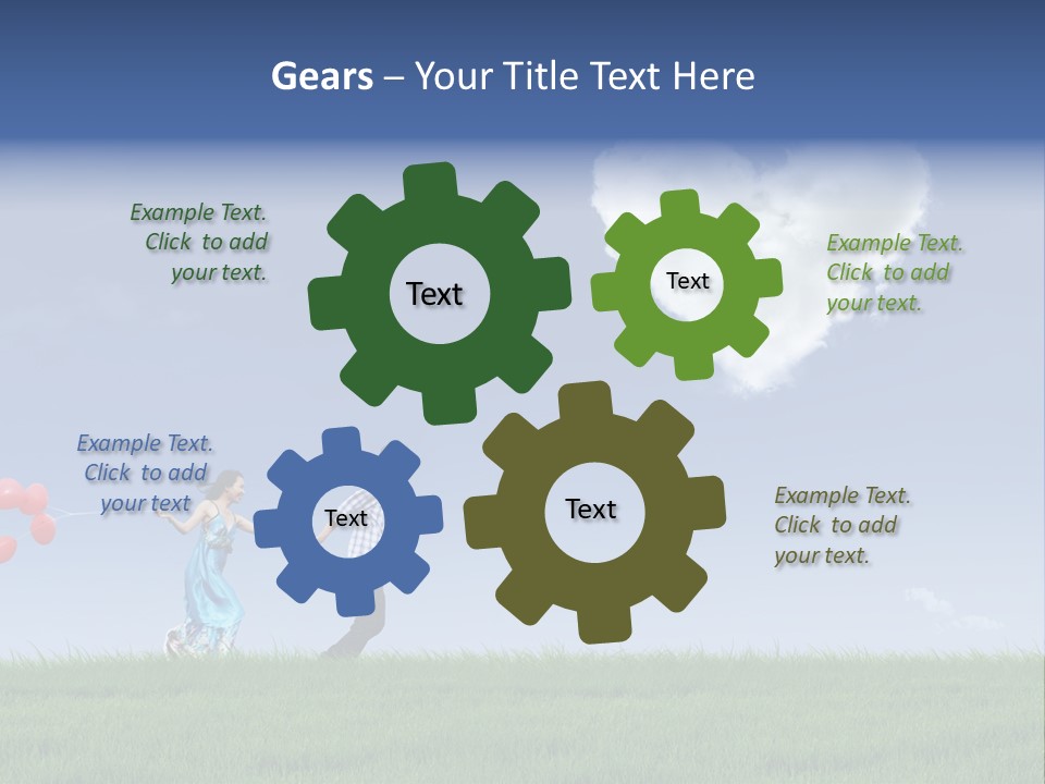 Freedom Path Outdoor PowerPoint Template