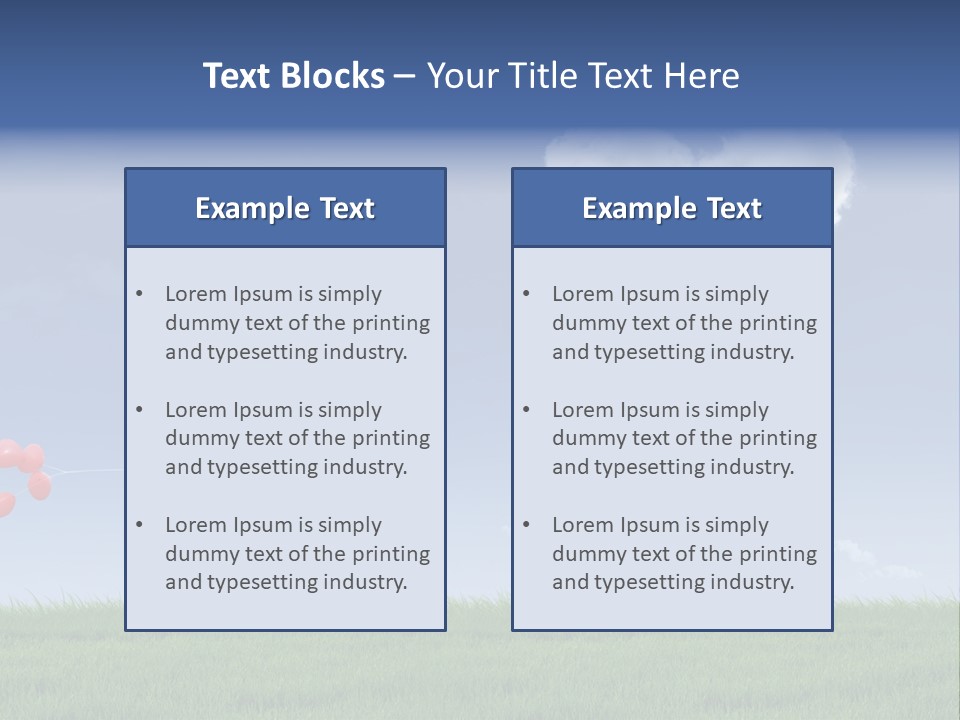 Freedom Path Outdoor PowerPoint Template
