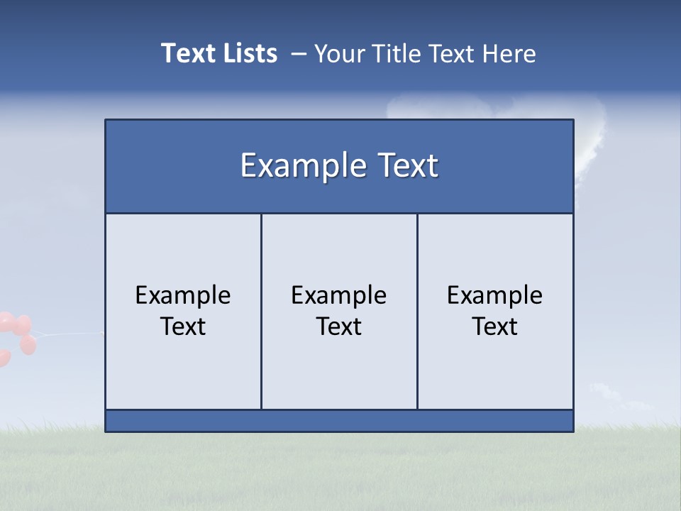 Freedom Path Outdoor PowerPoint Template